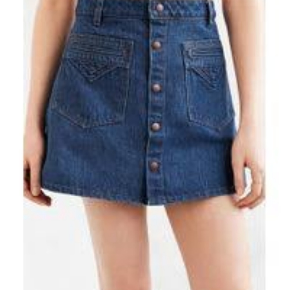 Objects Without Meaning For Uo Denim Button Skirt - image 5